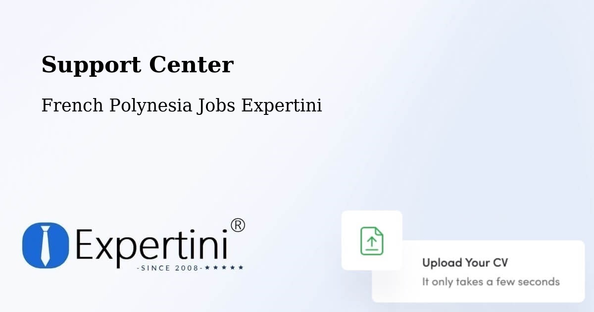 Support Services – Nutae - French Polynesia Jobs Expertini